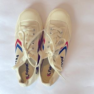 Feiyue canvas FE LO 1920 sneakers ivory sz w7 m5 eur 38
